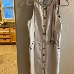 Vintage Classic! Worth 100% Silk Woven Dress with Belt